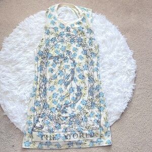 DOE Tarot style tunic sleeveless blouse
